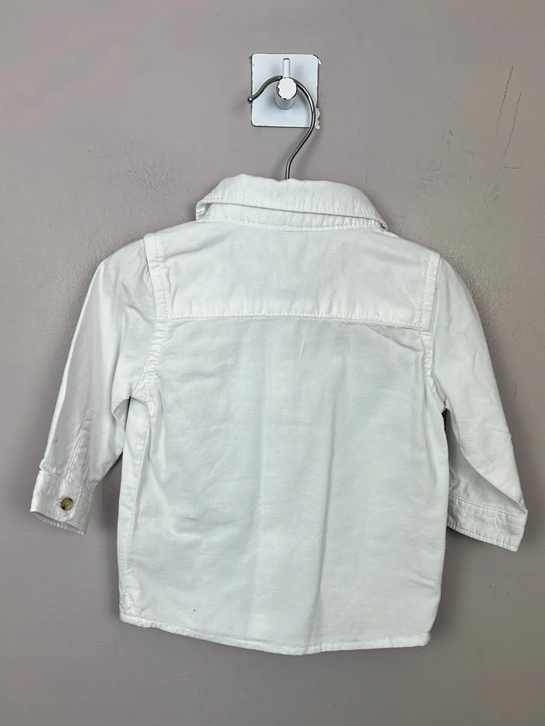 0-3m Autograph white Oxford shirt