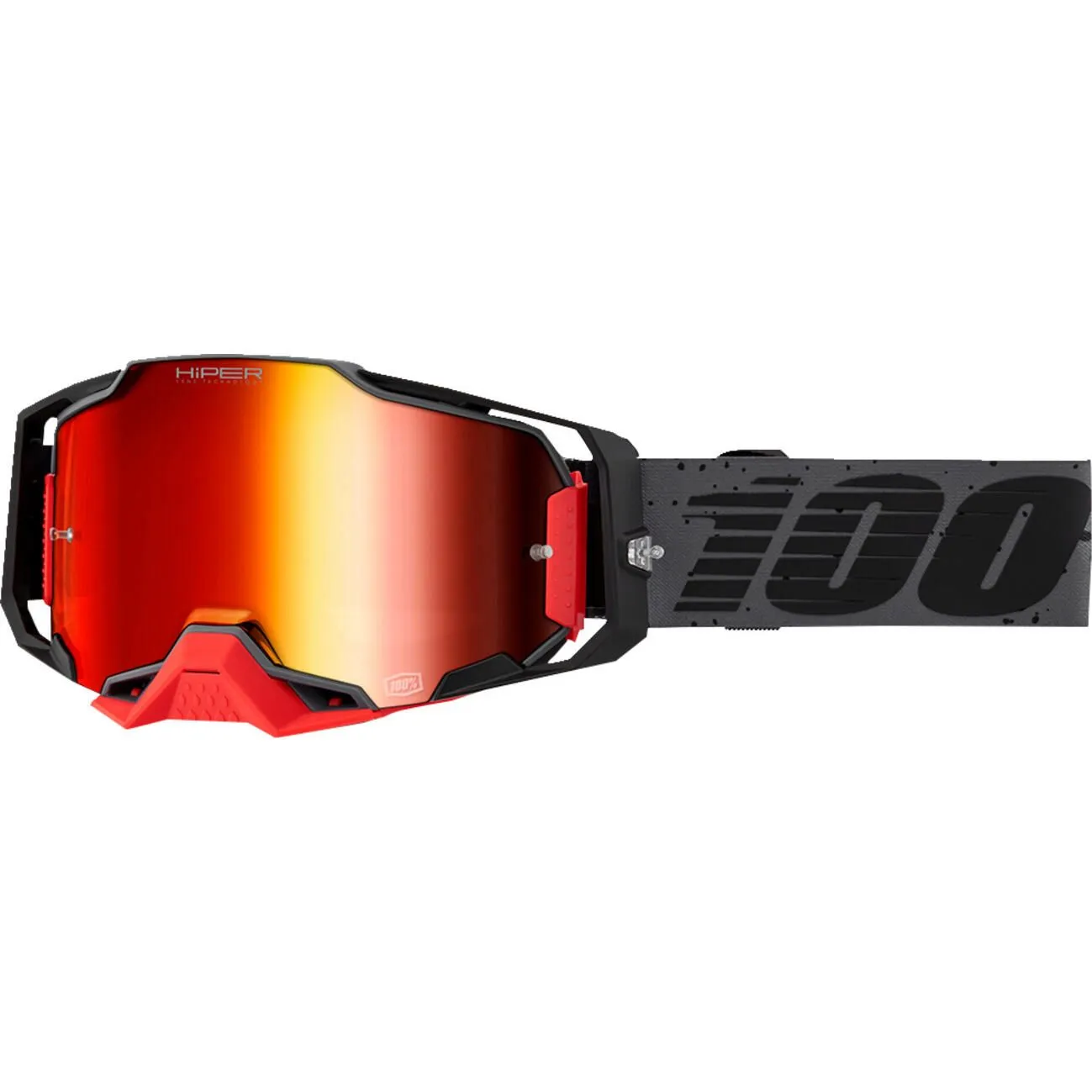 100% Armega HIPER Mirror Lens Goggles
