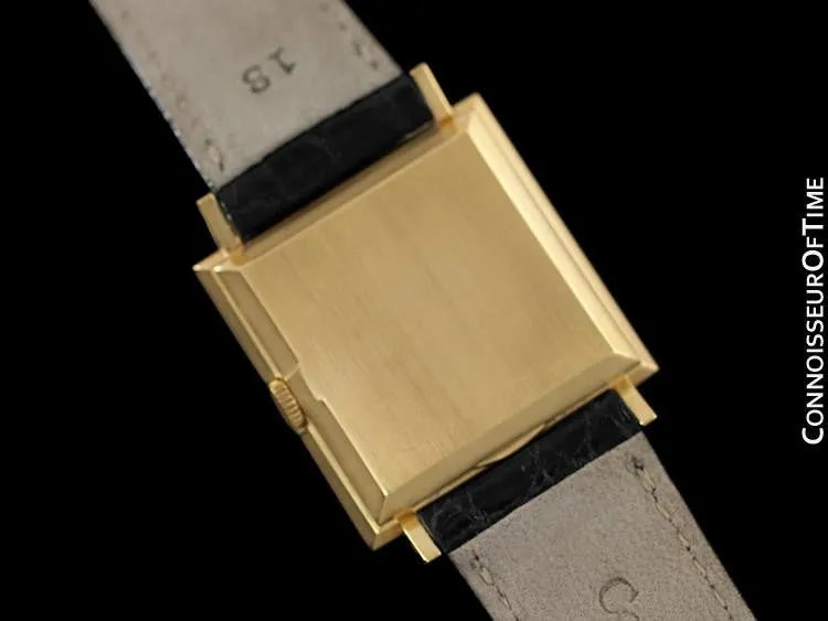 1967 Vacheron & Constantin Vintage Mens Retro Square Cal. K1001 Watch - 18K Gold