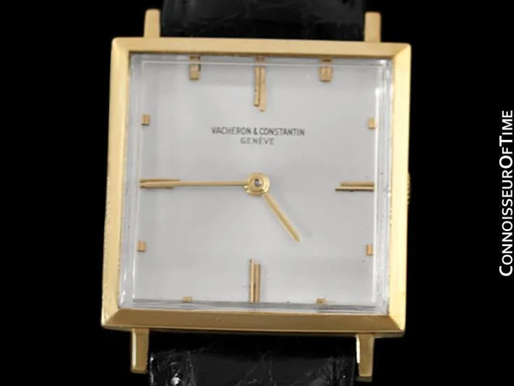 1967 Vacheron & Constantin Vintage Mens Retro Square Cal. K1001 Watch - 18K Gold