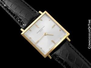1967 Vacheron & Constantin Vintage Mens Retro Square Cal. K1001 Watch - 18K Gold