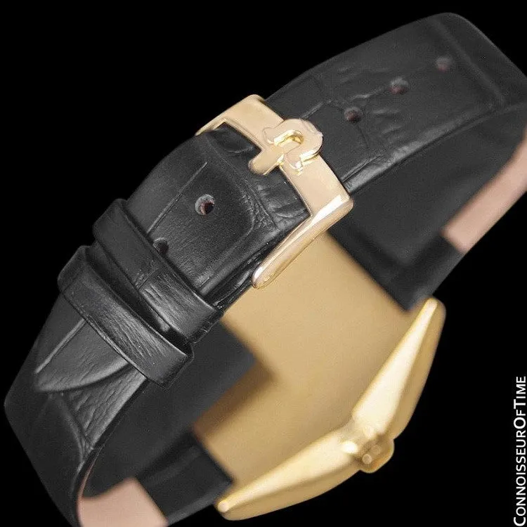 1970's Omega De Ville Vintage Mens Automatic Classic Retro Watch - 18K Gold Plated