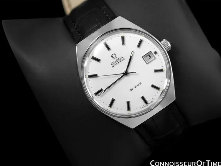 1970's Omega De Ville Vintage Mens Automatic Dress Watch - Stainless Steel