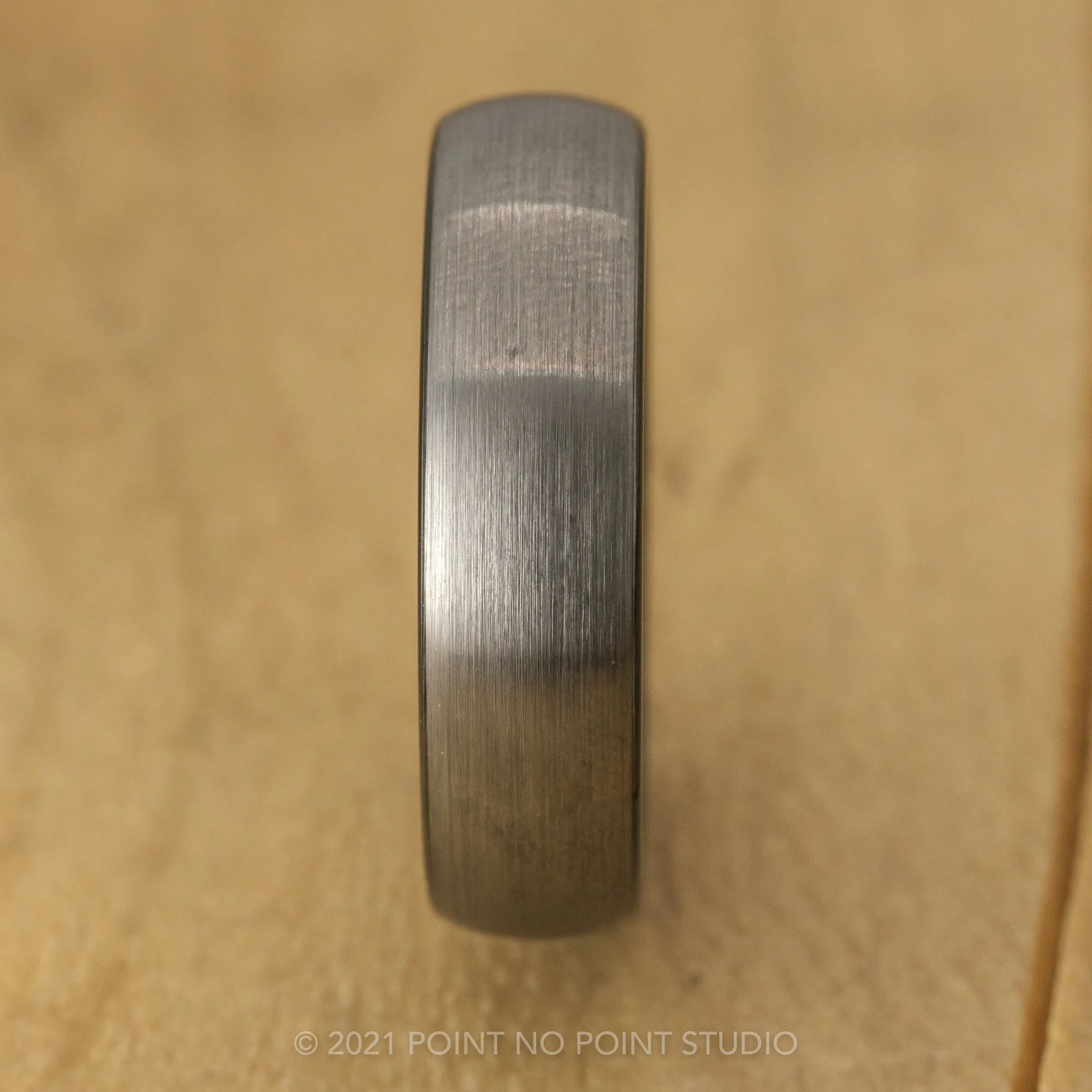 6mm Half Round Tungsten Men's Ring
