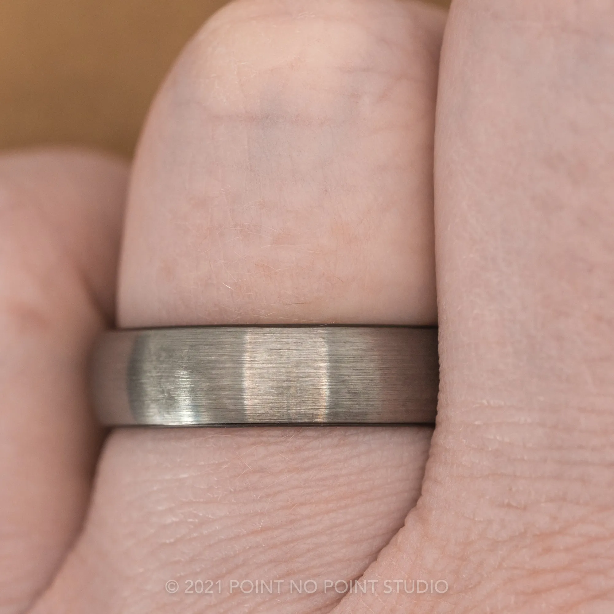 6mm Half Round Tungsten Men's Ring