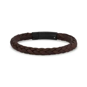 7mm Square Leather Bracelet