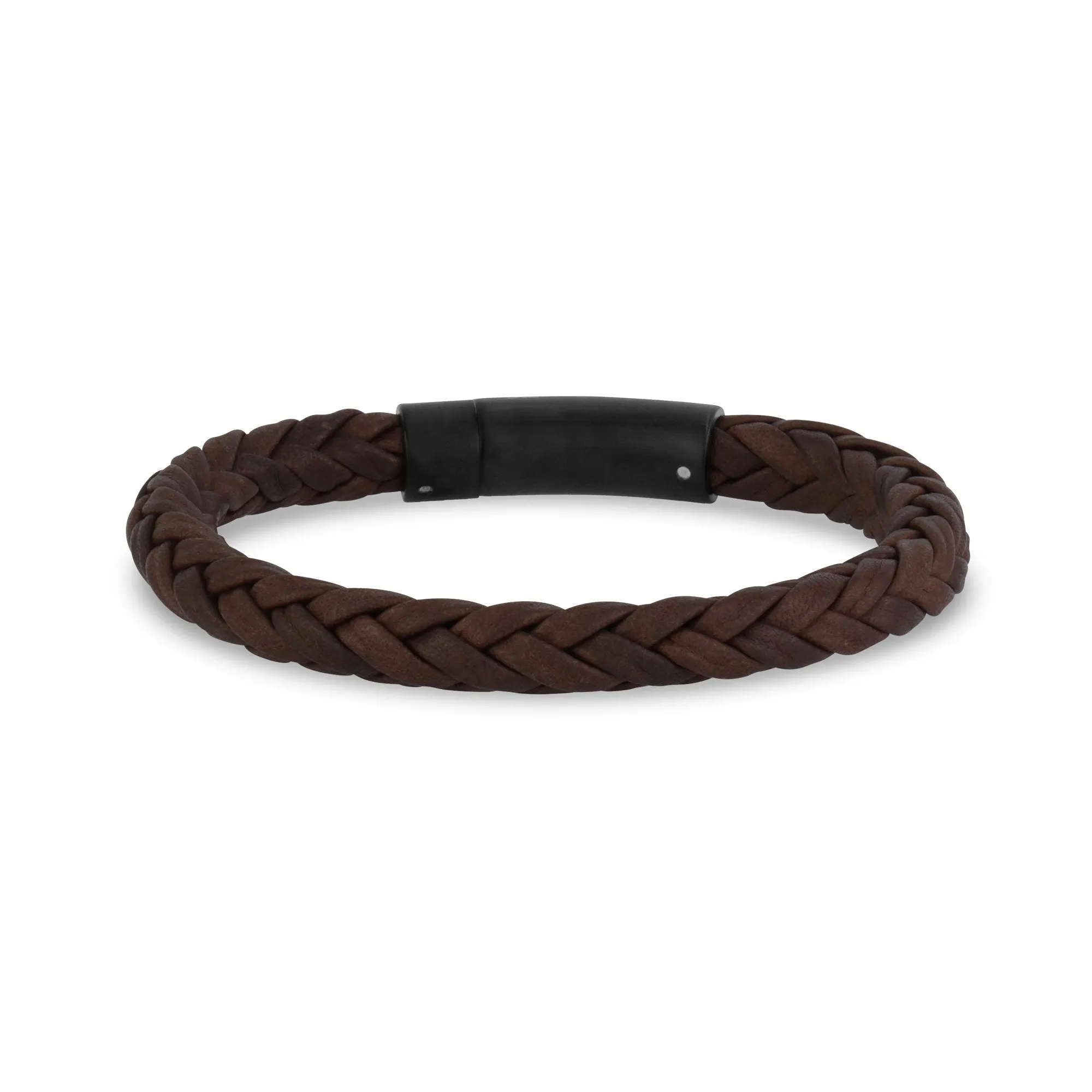 7mm Square Leather Bracelet