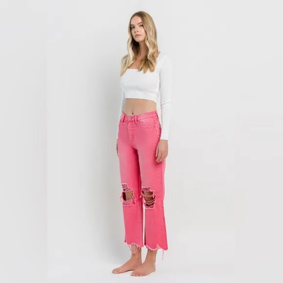 90’s Vintage Crop Flare Jeans