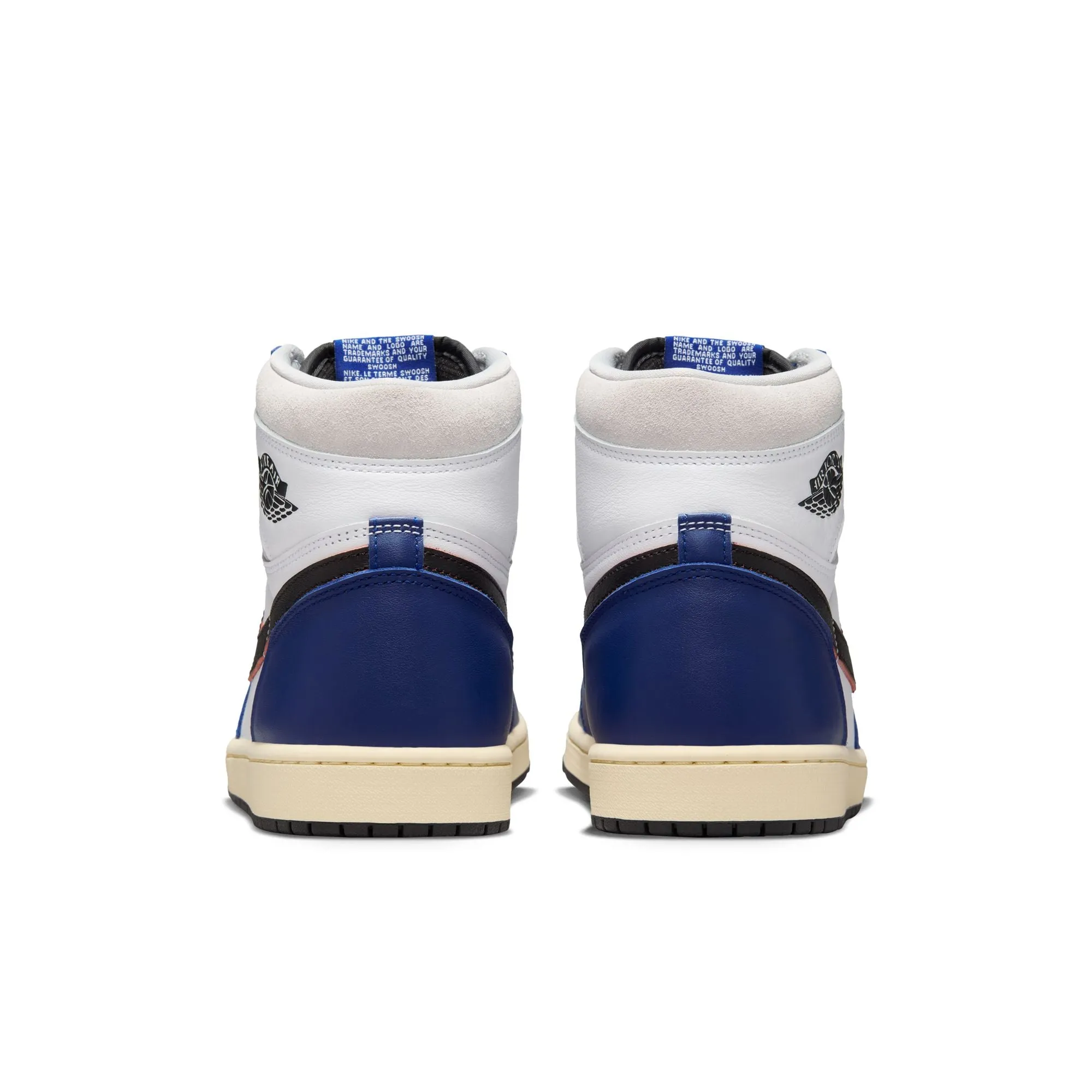 AIR JORDAN 1 RETRO HIGH OG DZ5485-100 "RARE AIR" - WHITE/BLACK/NATURAL GREY/DEEP ROYAL BLUE/MUSLIN
