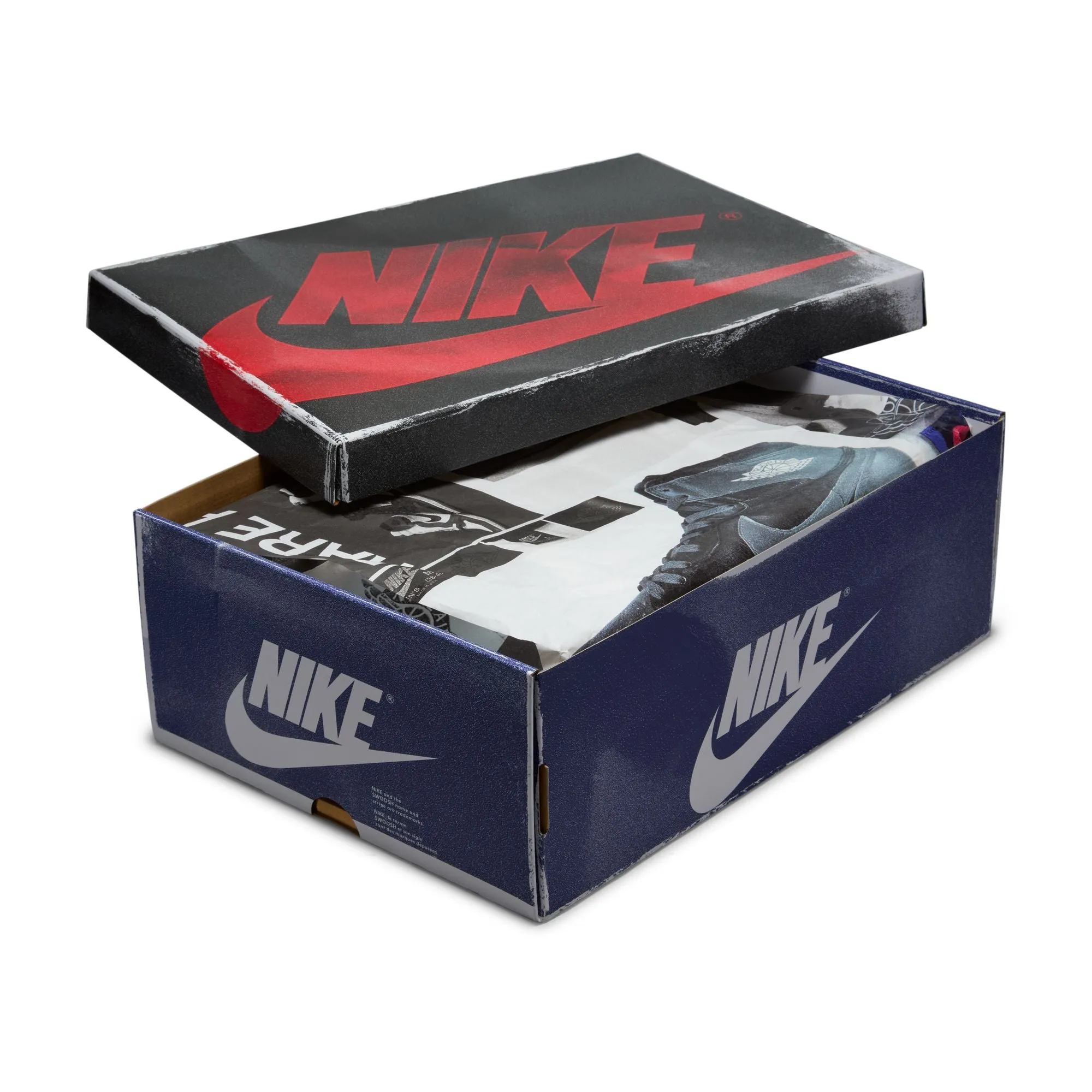 AIR JORDAN 1 RETRO HIGH OG DZ5485-100 "RARE AIR" - WHITE/BLACK/NATURAL GREY/DEEP ROYAL BLUE/MUSLIN