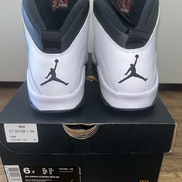AIR JORDAN 10 RETRO 30TH GG VERDE - SIZE 6Y