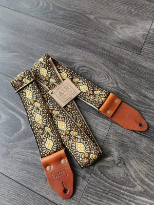 AIR Sunny Premium handcrafted Boutique Guitar Straps made in the UK.