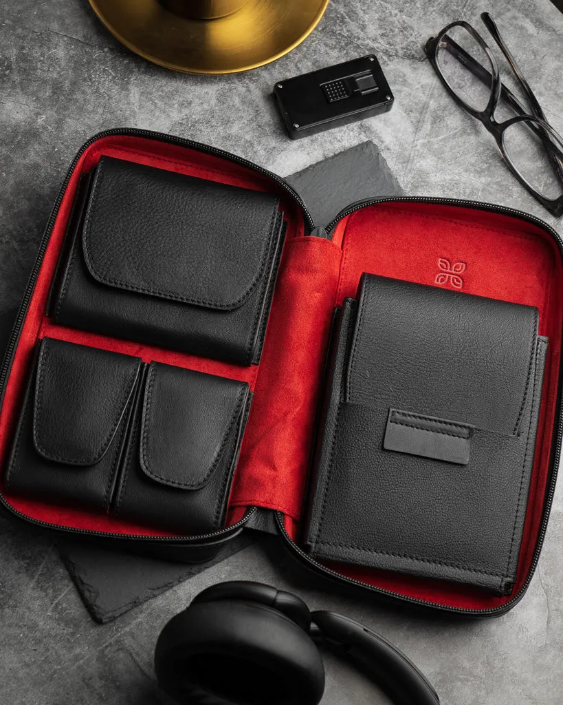 Alcantara Black Label Carry Humidor