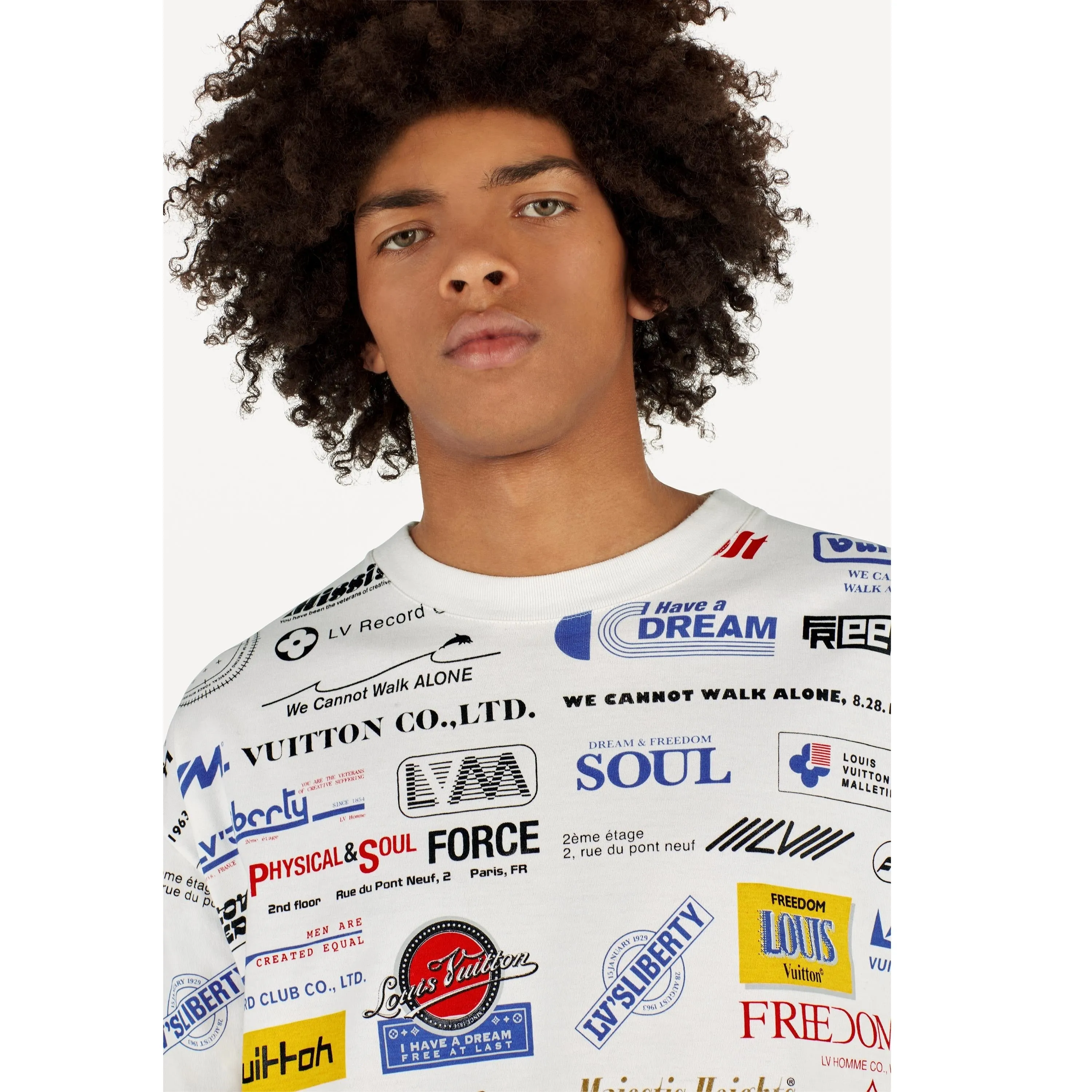 Allover Logos Printed T-Shirt