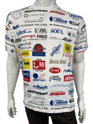 Allover Logos Printed T-Shirt