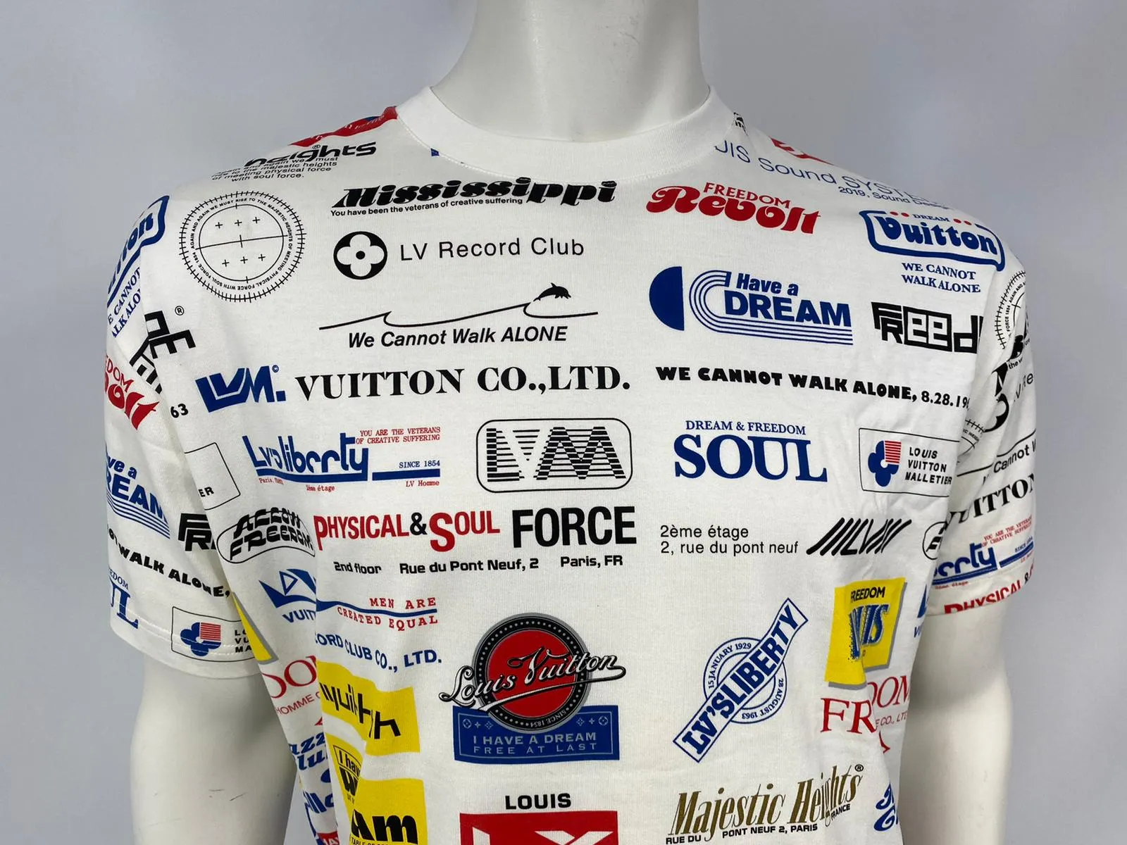 Allover Logos Printed T-Shirt