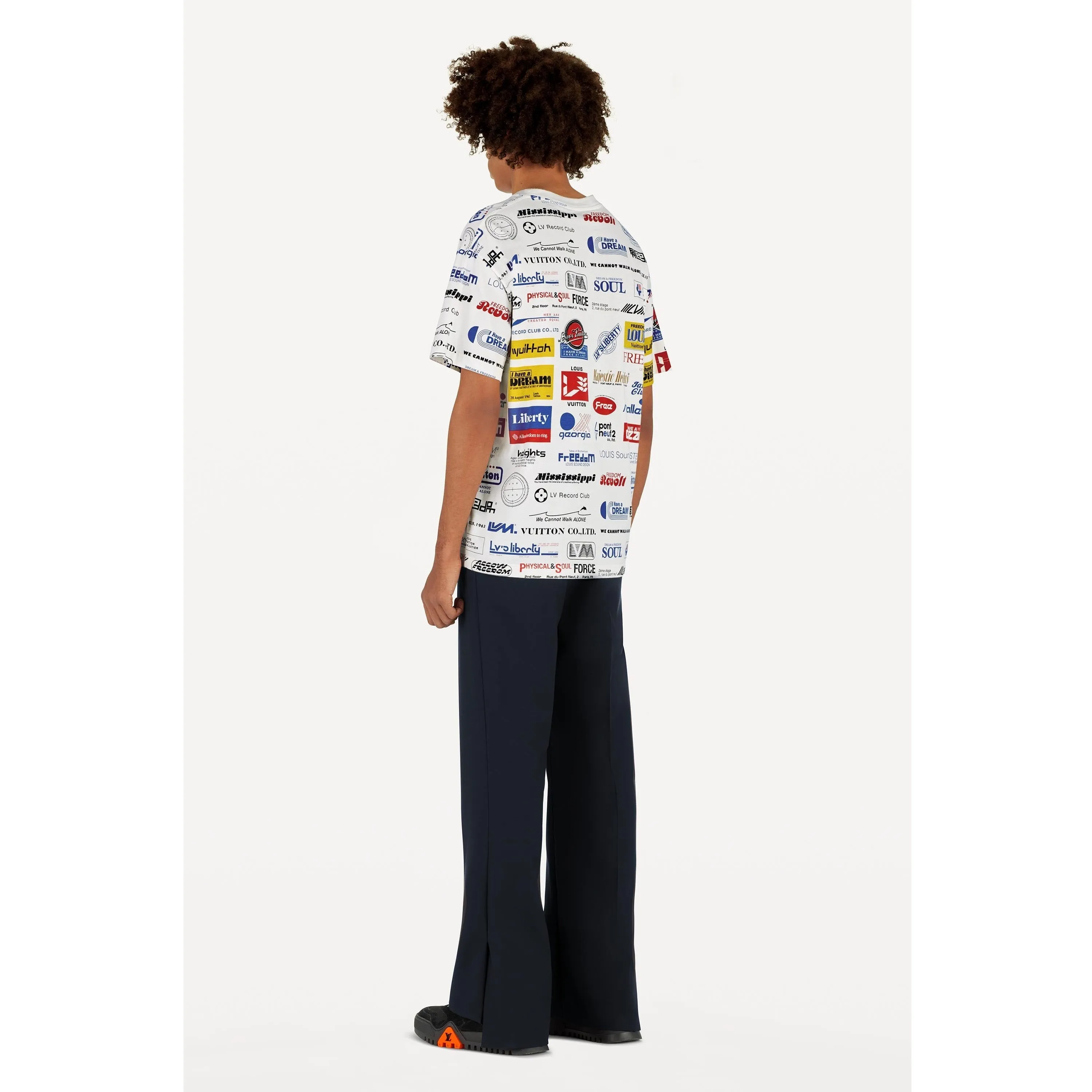 Allover Logos Printed T-Shirt