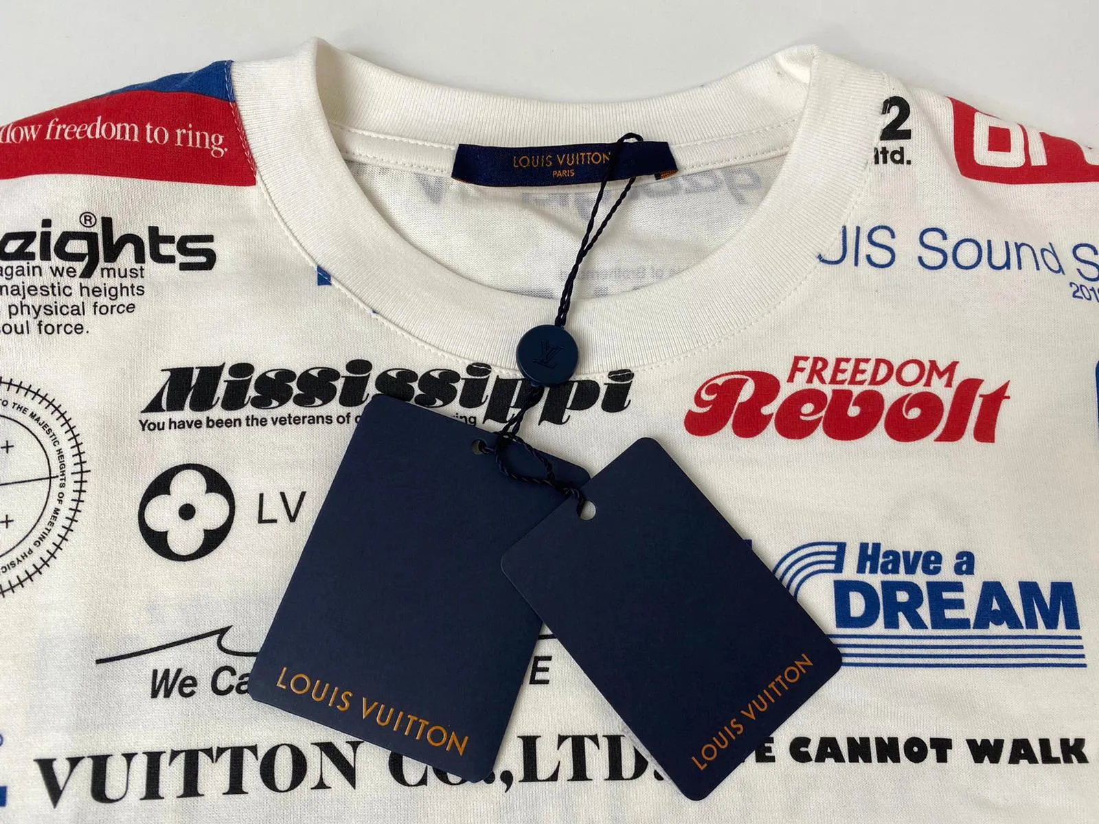 Allover Logos Printed T-Shirt