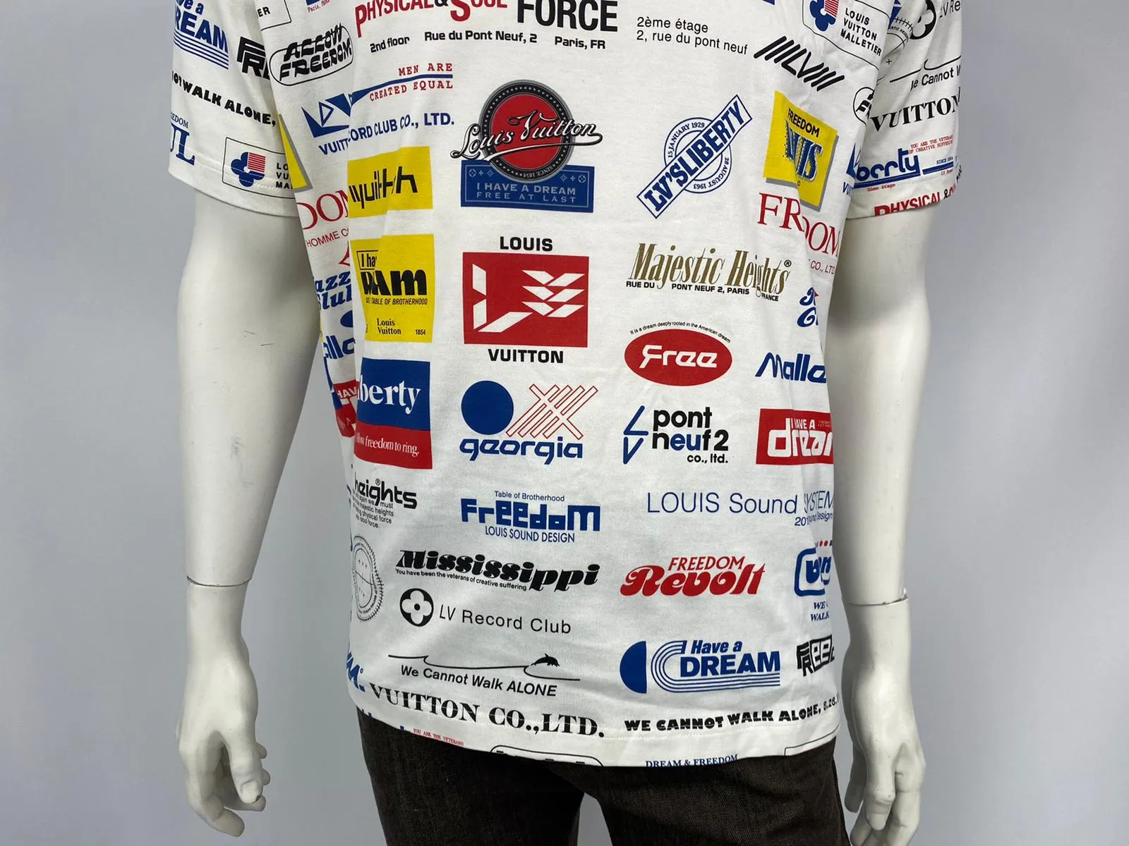 Allover Logos Printed T-Shirt