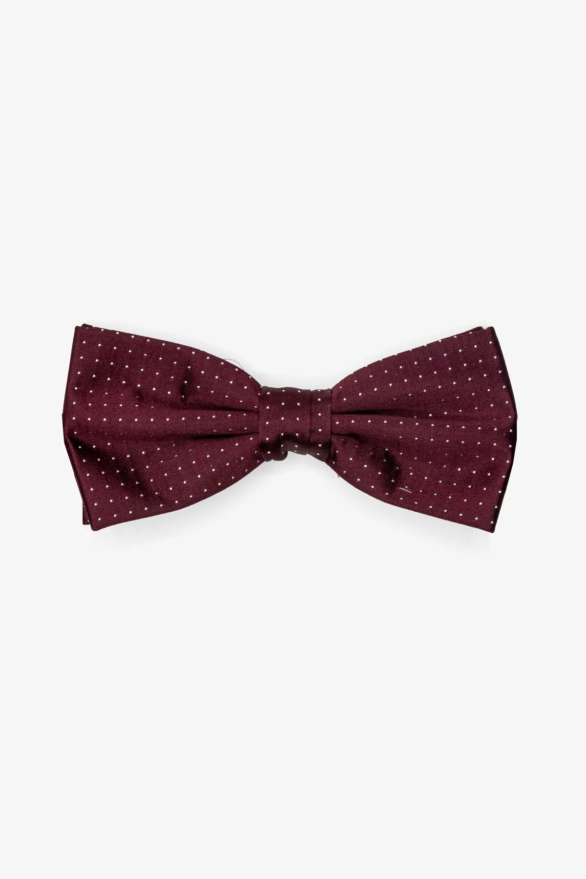 Alvajee | Fine Pin Dot Silk Bow Tie