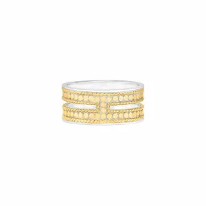 Anna Beck Double Bar Ring - Gold