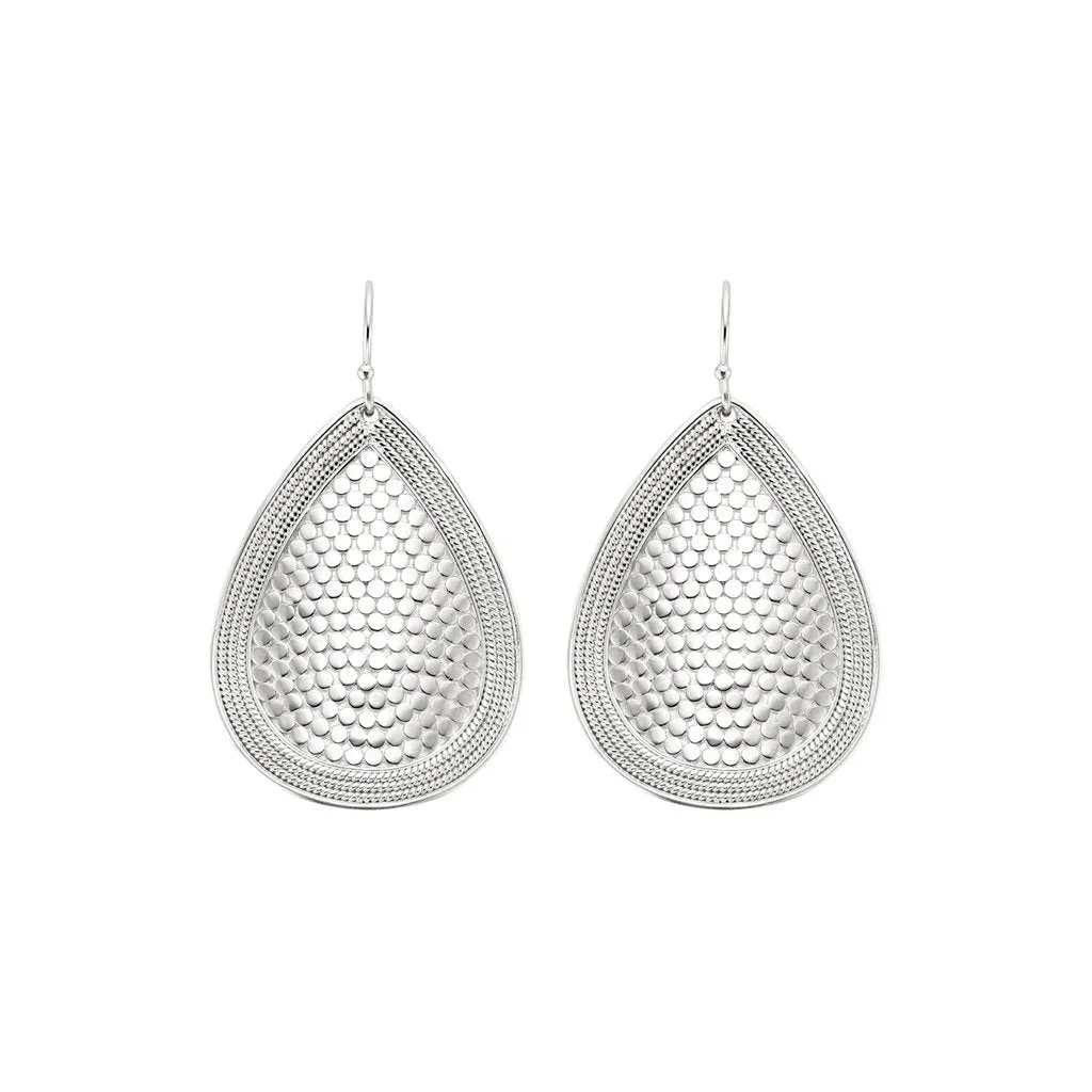 Anna Beck Teardrop Earrings - Silver