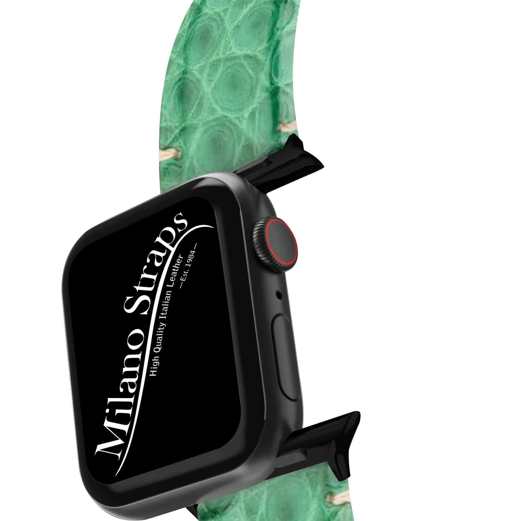 Apple Watch Leather Band ™ Millennium Green Alligator Watch Strap
