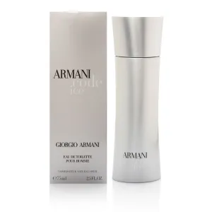 Armani Code Ice 2.5oz Eau De Toilette Spray For Men
