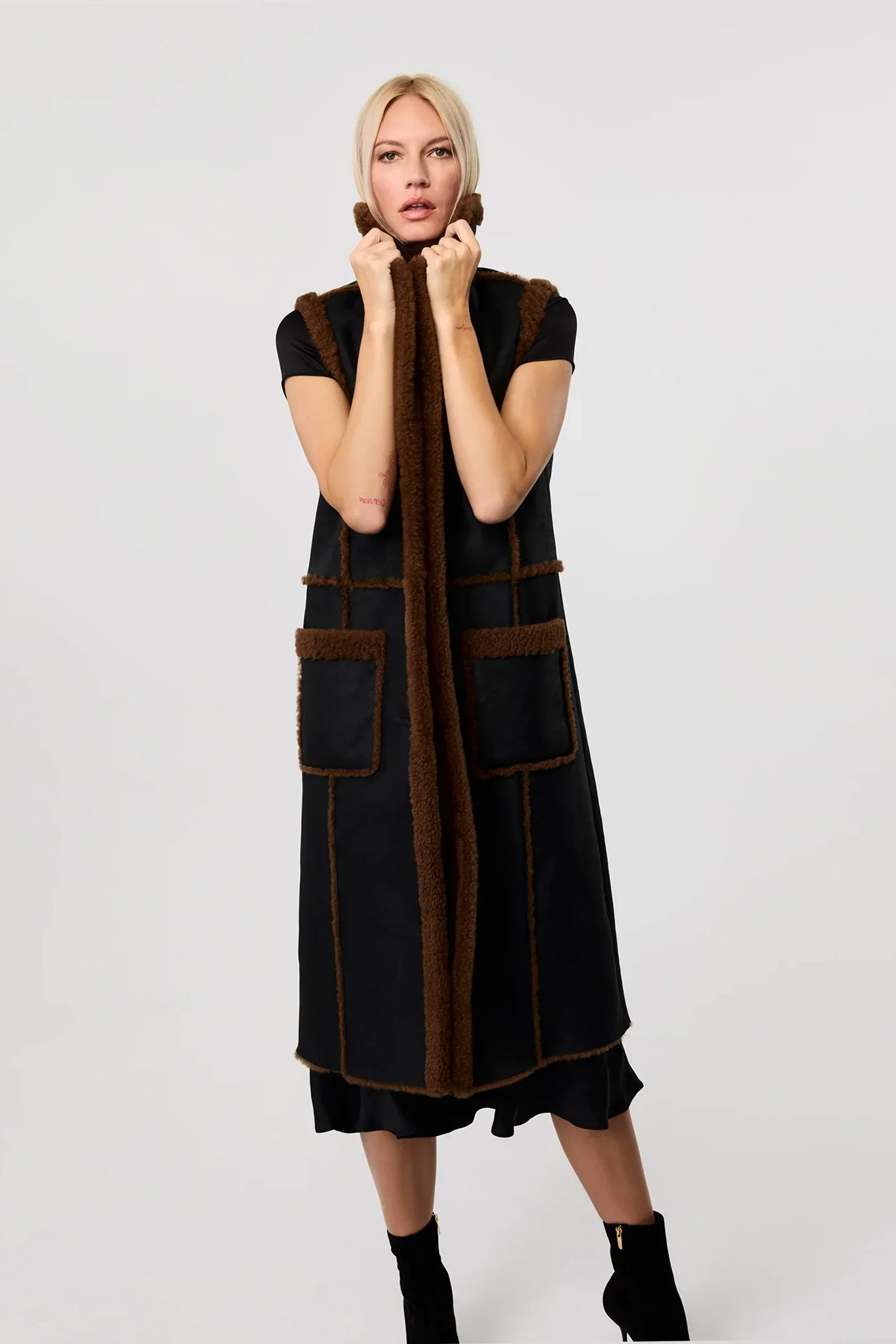 Athena Shearling Vest