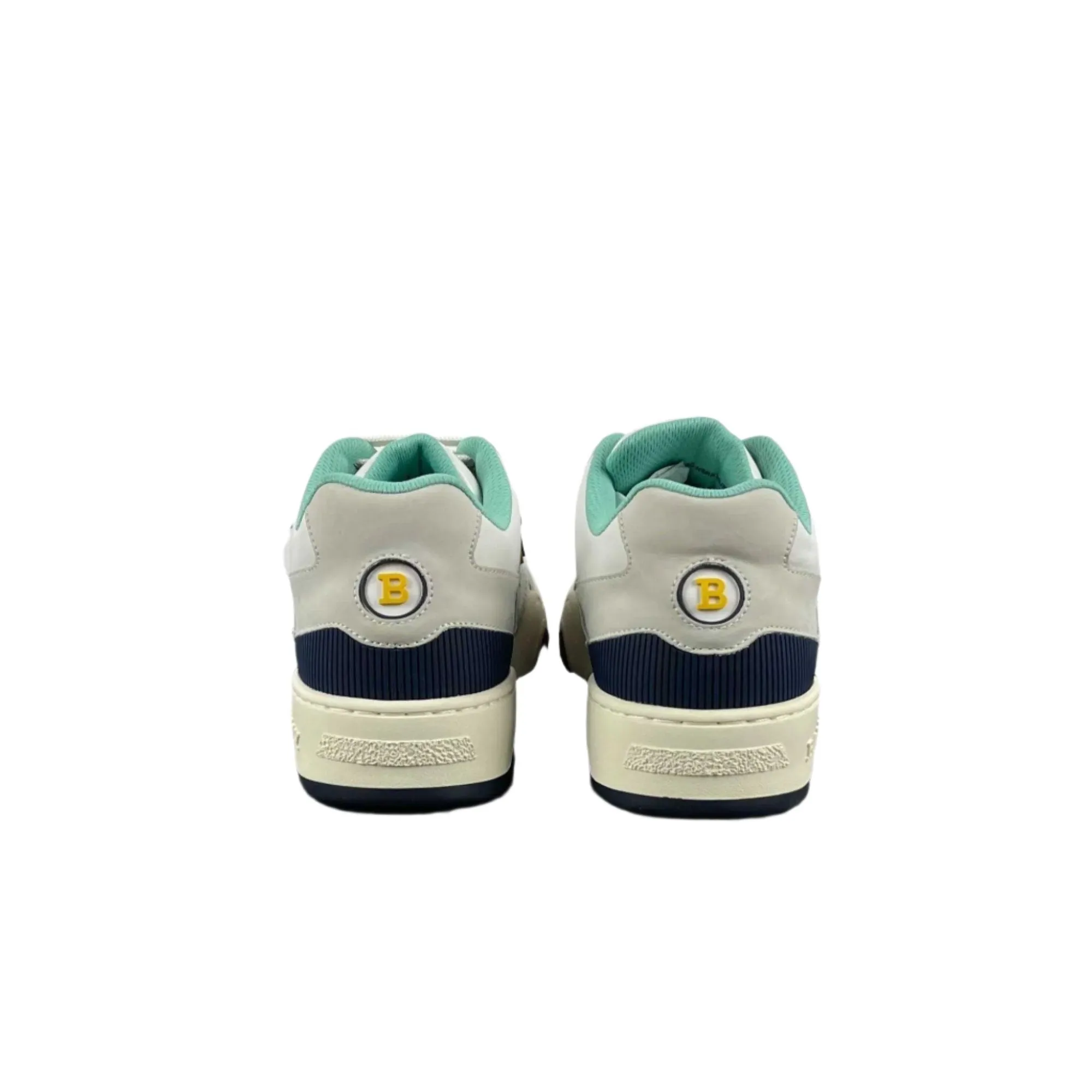 Bally Kuba Caraibic Leather Low Top Sneakers