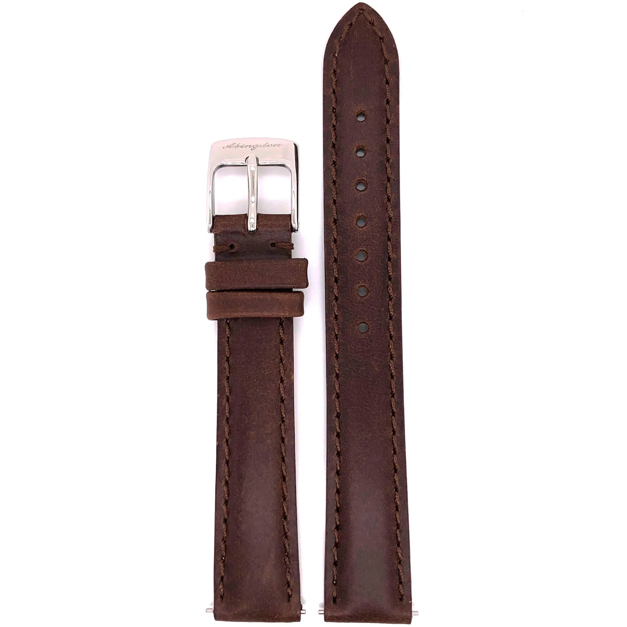 BAND - 16mm Oil Tan Leather Matching Stitch