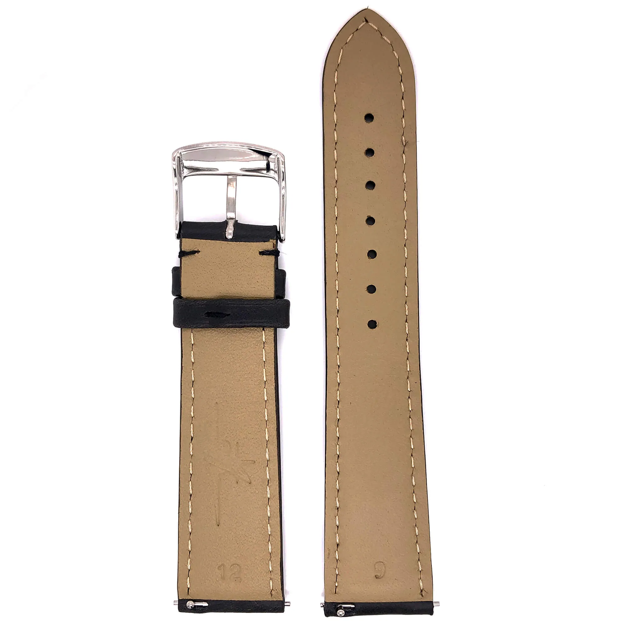 BAND – 20mm Oil Tan Leather Matching Stitch