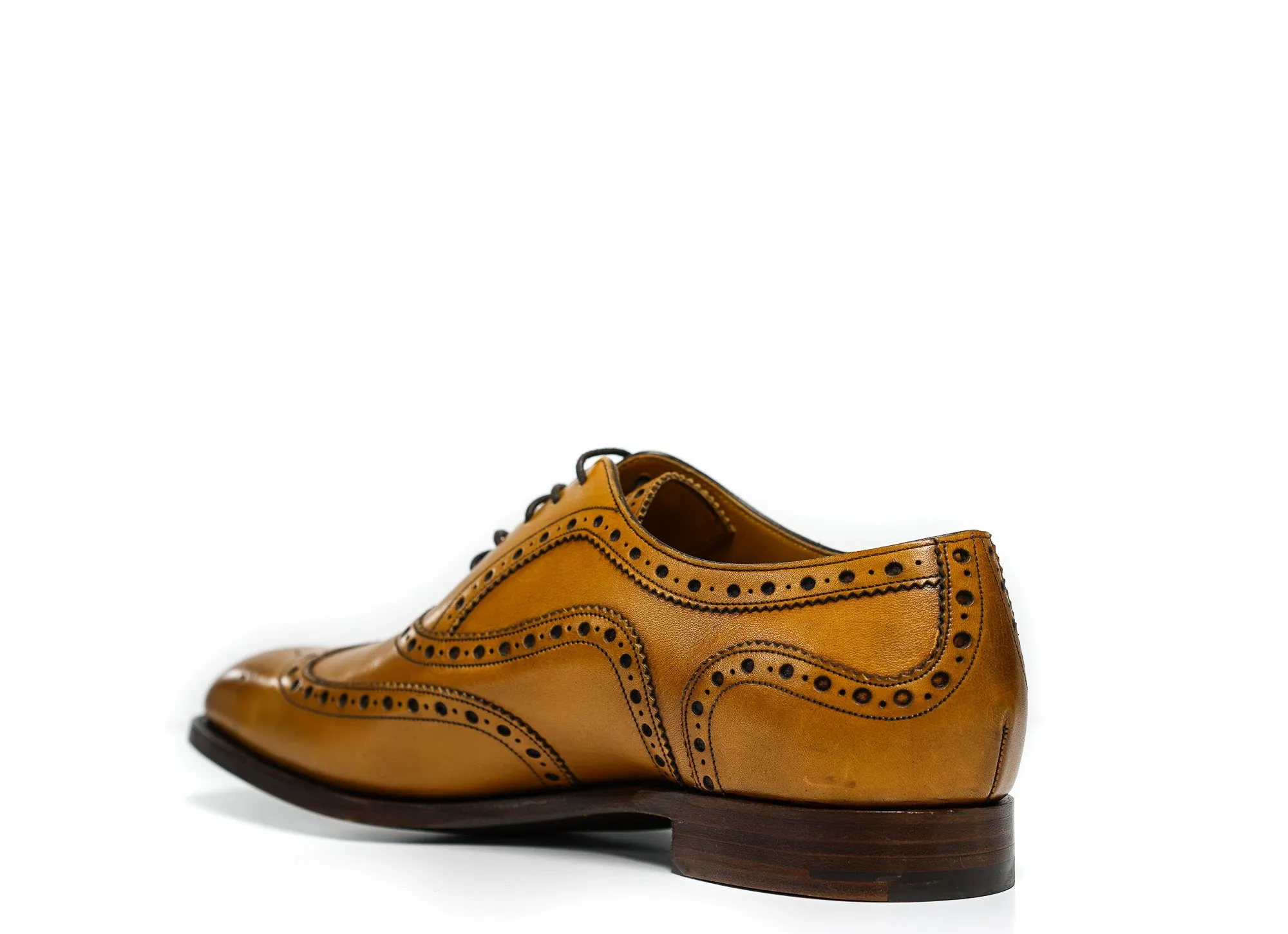 Barker Black Men's Leather Chestnut Archdale Lace Up 45% OFF