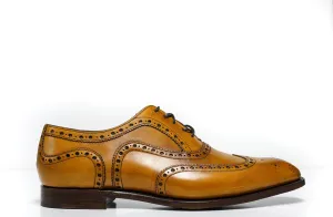 Barker Black Men's Leather Chestnut Archdale Lace Up 45% OFF