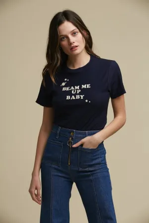 Beam Me Up, Baby Crew Neck Shirt