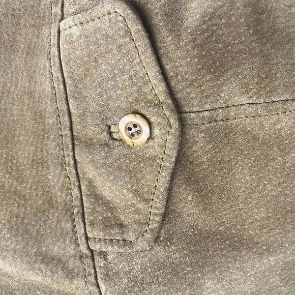 Beautiful brown/tan colored 100% leather jacket