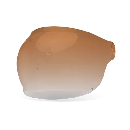 Bell Shield Bullitt Bubble, Brown Tab - Amber Gradient