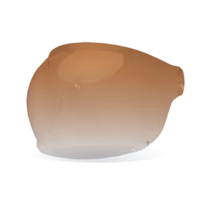 Bell Shield Bullitt Bubble, Brown Tab - Amber Gradient