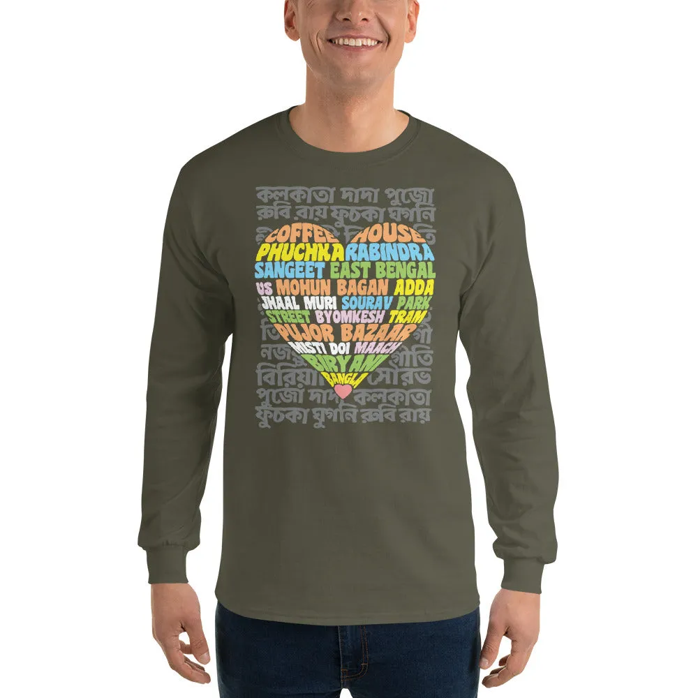 Bengali Ultra Cotton Long Sleeve T-Shirt - Bangla Love