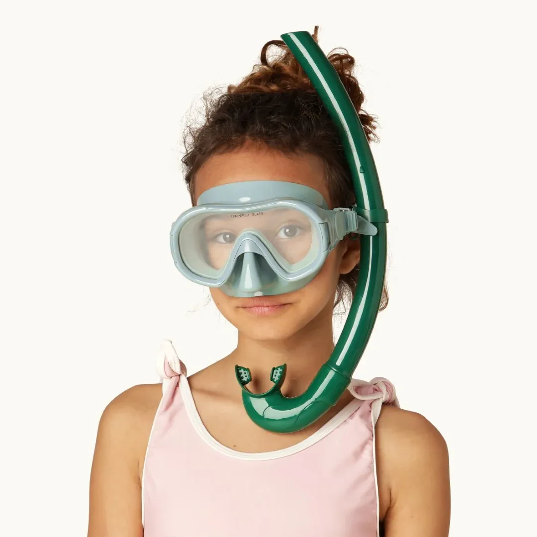 BETTY SNORKELING SET ( 6Y)CALILE- OXFORD GREEN