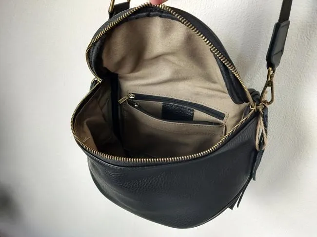 Black Leather Bag Crossbody Crossbody Black Leather Bag Womens Black Cross The Body Bag