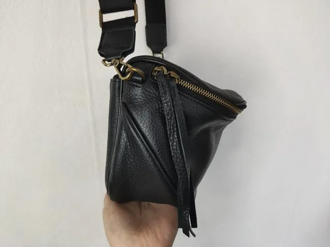 Black Leather Bag Crossbody Crossbody Black Leather Bag Womens Black Cross The Body Bag