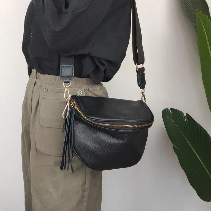 Black Leather Bag Crossbody Crossbody Black Leather Bag Womens Black Cross The Body Bag