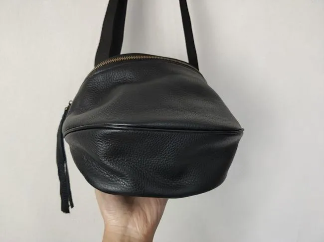 Black Leather Bag Crossbody Crossbody Black Leather Bag Womens Black Cross The Body Bag