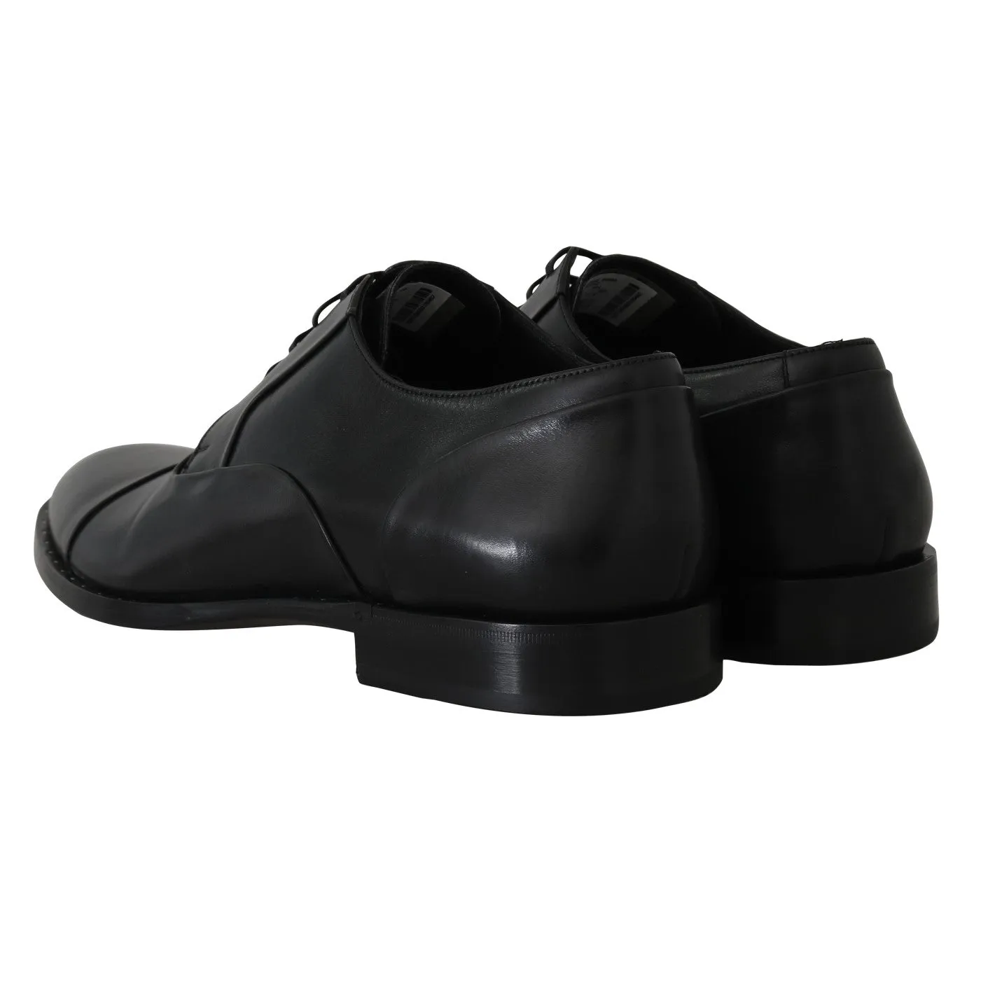 Black Leather Derby Dress Formal Shoes