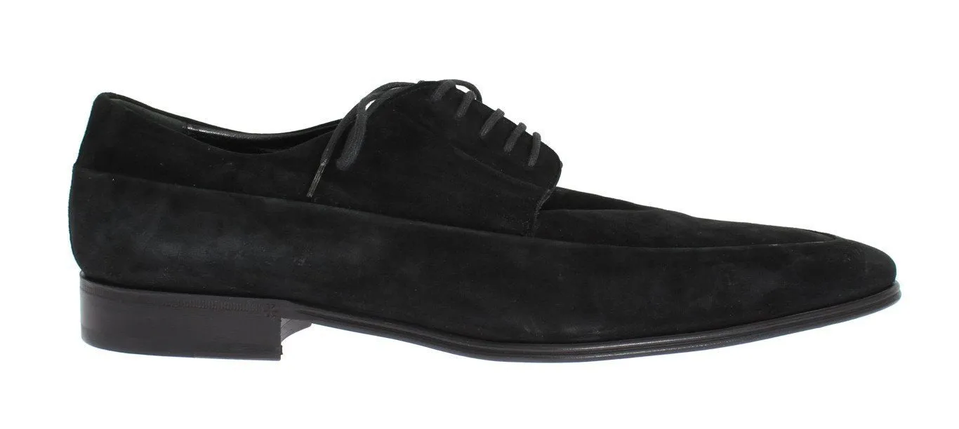 Black Leather Dress Lace Up Formal Shoes