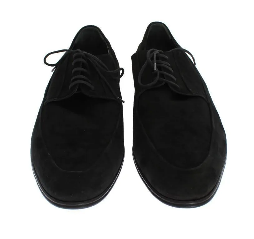 Black Leather Dress Lace Up Formal Shoes
