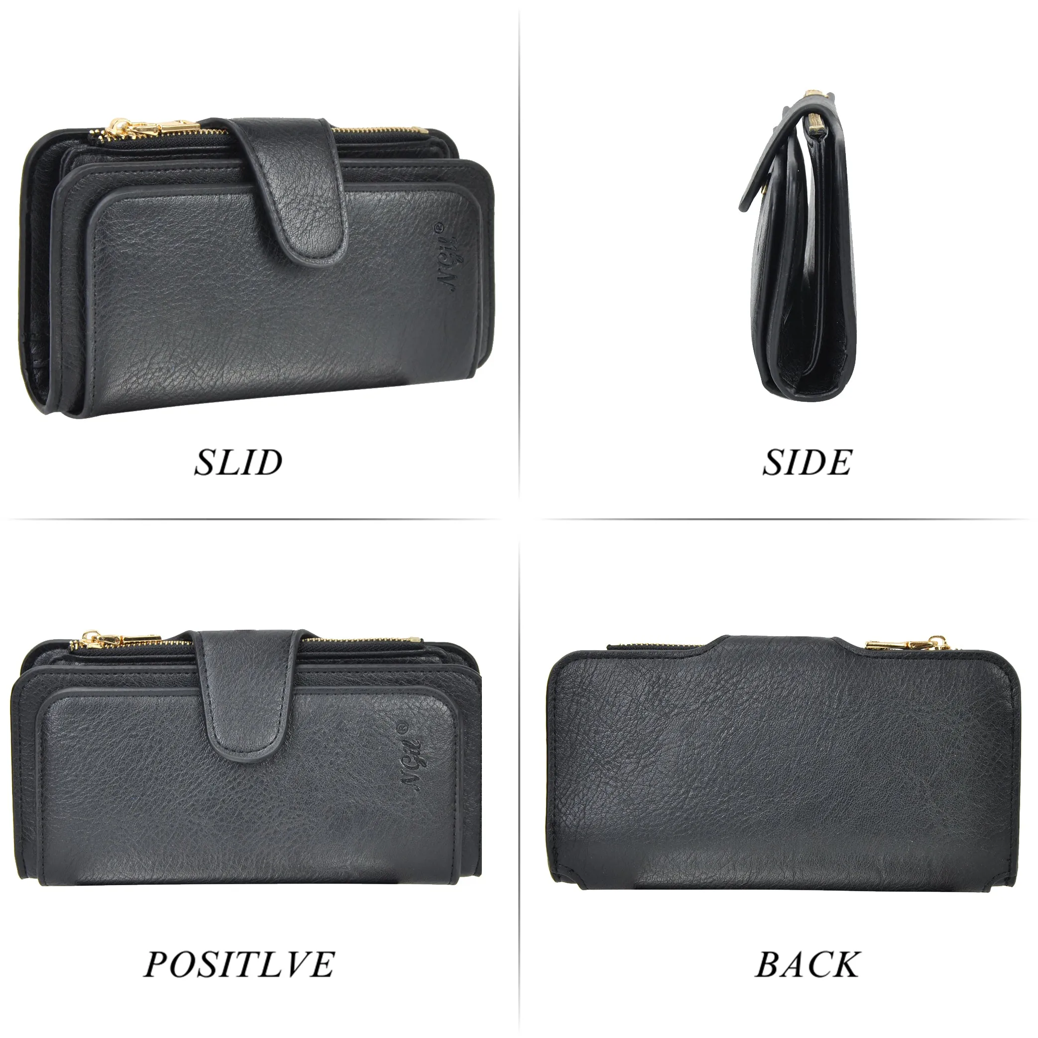 Black NGIL Trifold Wallet