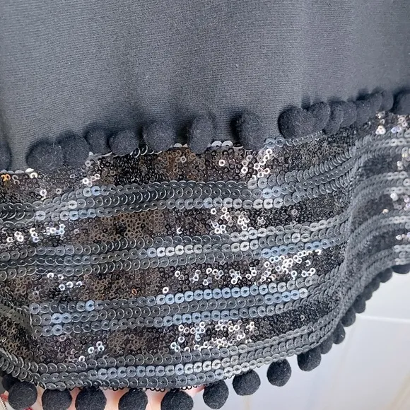 Blessed are the Meek - Black Mini Dress with Sequins Size 1 (US size 2-4) New!