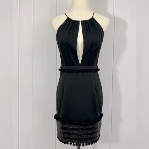Blessed are the Meek - Black Mini Dress with Sequins Size 1 (US size 2-4) New!